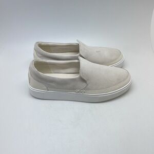 UGG Zilo Sneakers Womens 9.5 Slip On Beige Suede Comfort Shoes 1170553
